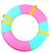 EVA Solid Lifebuoy Children Learn To Swim Auxiliary Swimming Ring Safety And Environmental Protection Is Not Inflatable