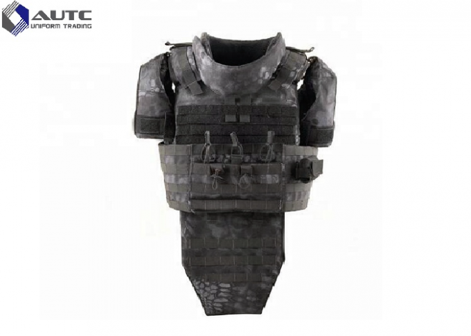Laag de Politie Tactisch Vest van de Profielcamouflage met Riemen van de Holsterud de Stof Aangepaste Taille