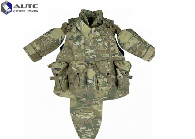 Laag de Politie Tactisch Vest van de Profielcamouflage met Riemen van de Holsterud de Stof Aangepaste Taille