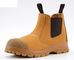 Elastic Chelsea Boot Cowhide Safety Shoes